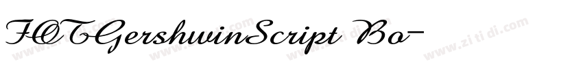 FOTGershwinScript Bo字体转换 FOTGershwinScript Bo字体转换